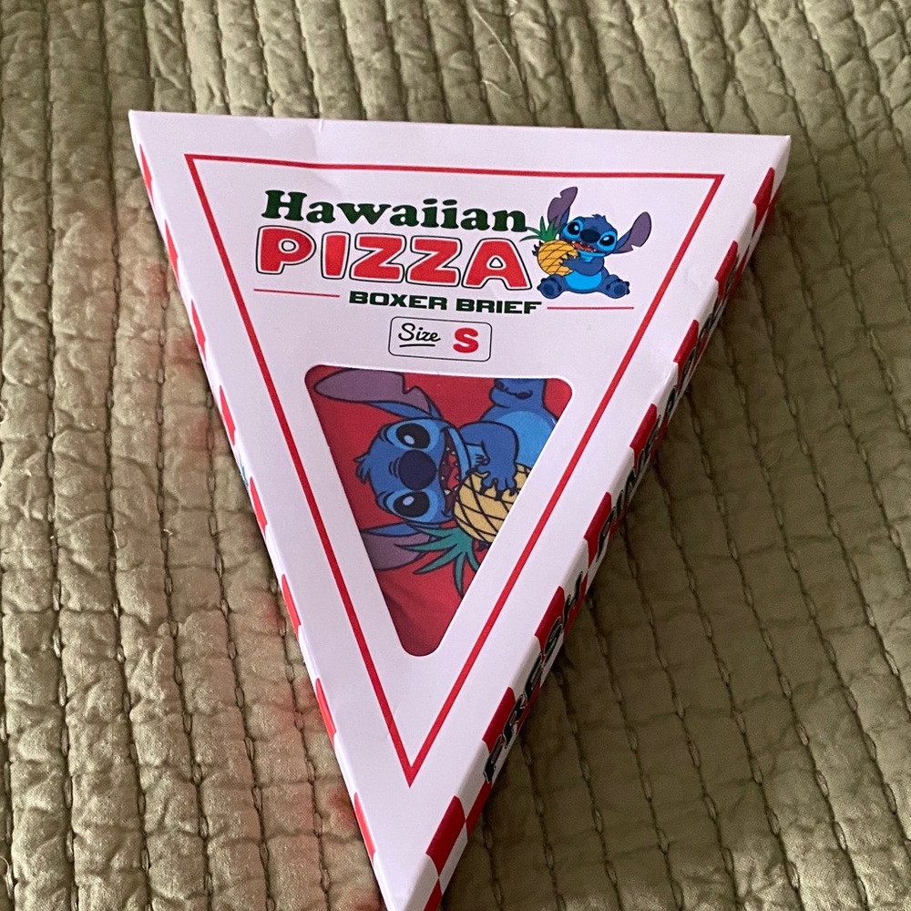 Hawaiian Pizza Boxer Briefs - Red and Blue stitch nwt